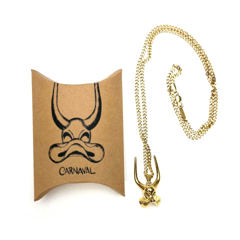CARNIVAL MASK NECKLACE