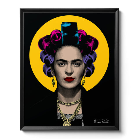 FRIDA CON ROLOS (HAYLO) 16x20 POSTER