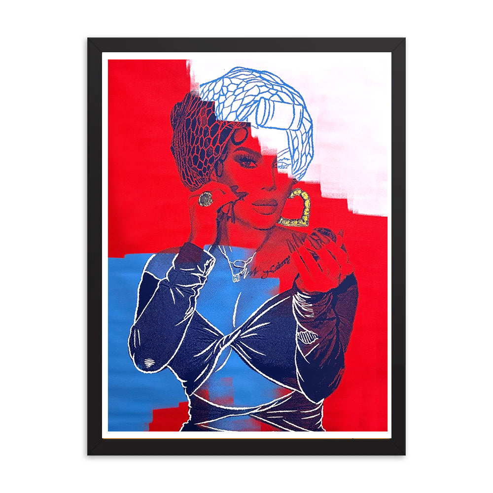 HAIR NET IVY QEEN 18x24 PRINT