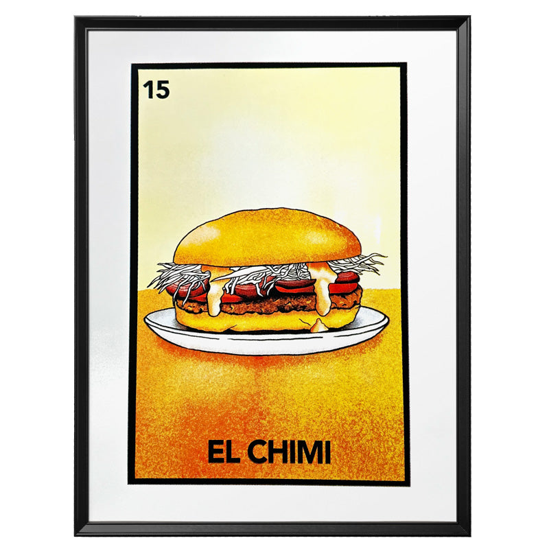 EL CHIMI 18x24 ART PRINT