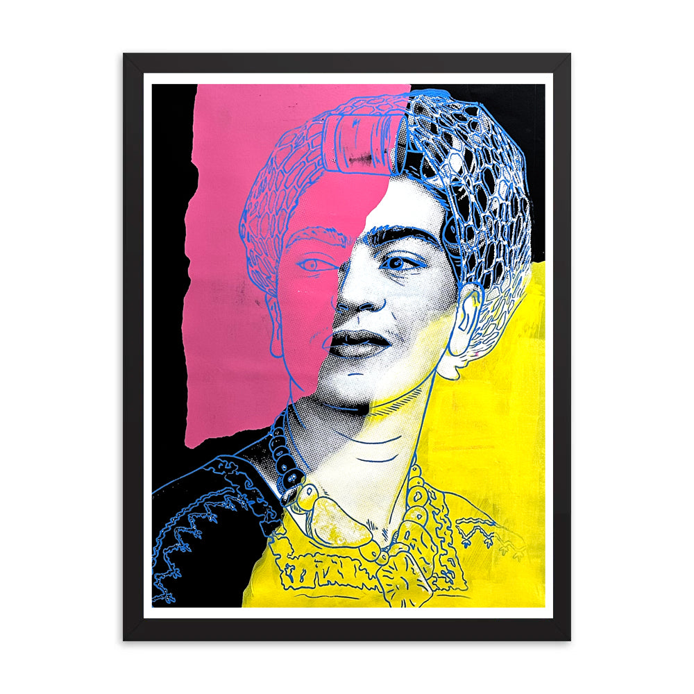 HAIR NET FRIDA 18x24 PRINT