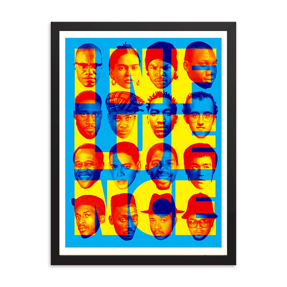 INFLUENCES 18x24 SCREEN PRINT
