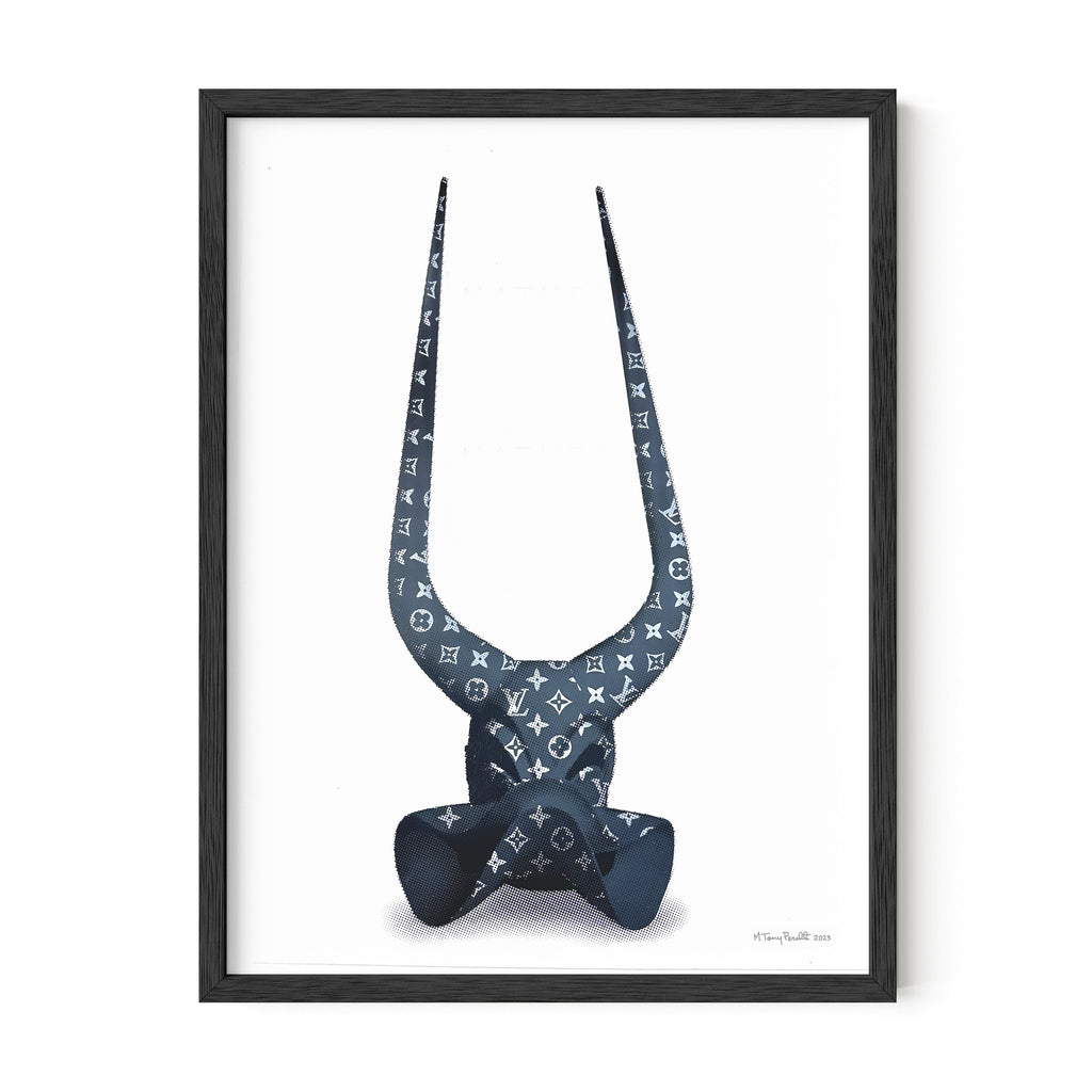 LECHON LUXURY LV (BLK/SILVER) 19x24 PRINT