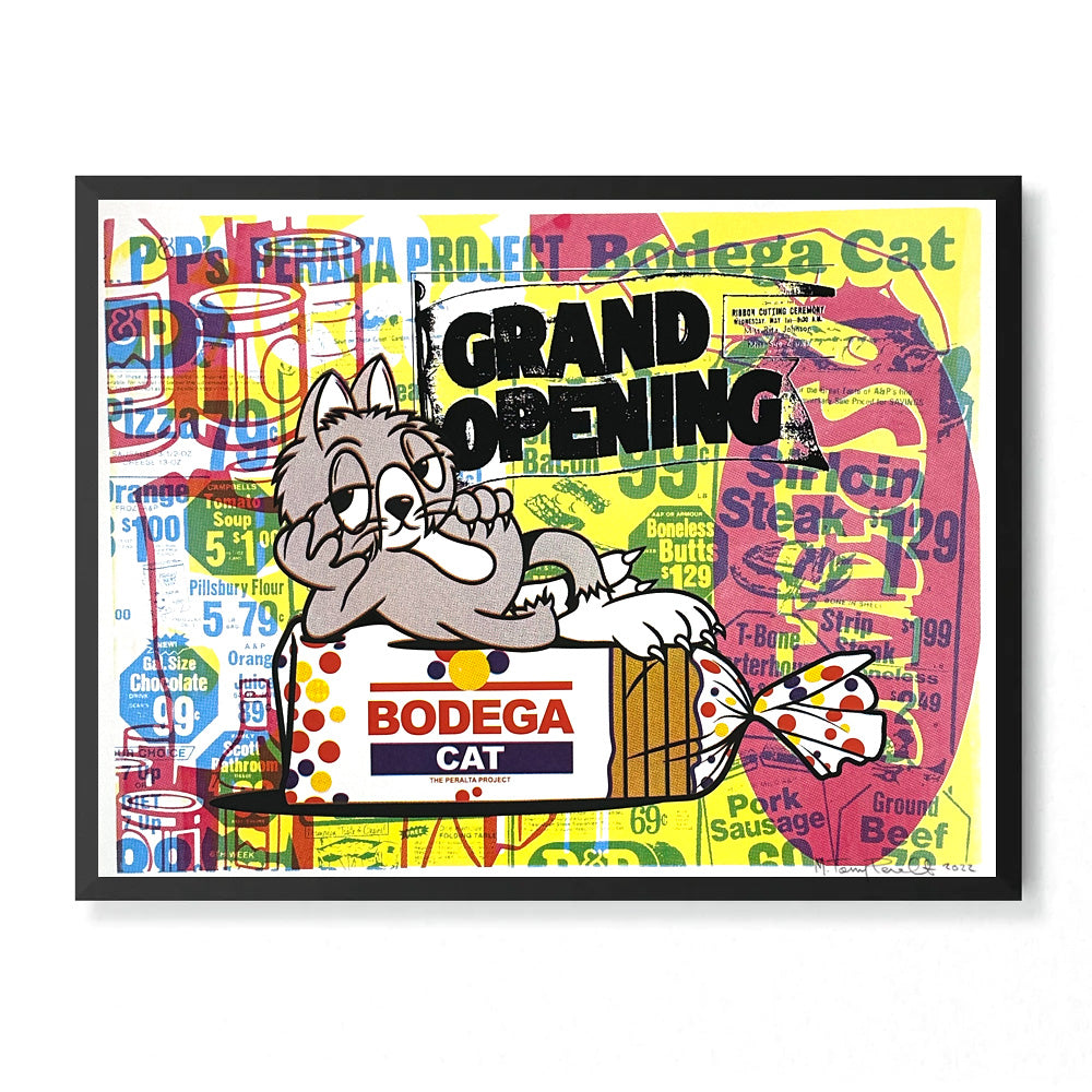 BODEGA CAT (GRAND OPENING)  (18x24 PRINT)