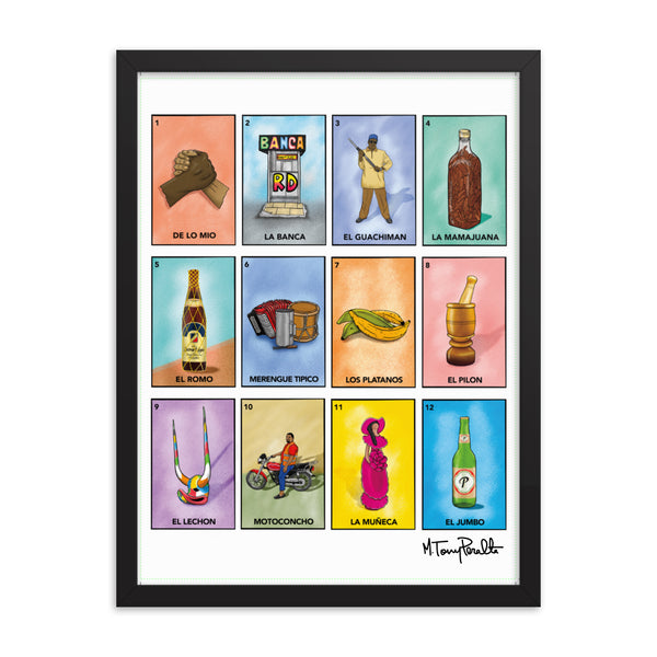 loteria-dominicana-18x24-poster-peralta-project